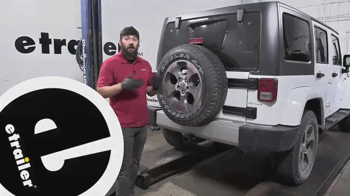 Setting up the etrailer Trailer Hitch Receiver on a 2018 Jeep JK Wrangler Unlimited