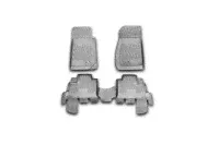 Коврики в салон JEEP Wrangler 4 doors, 2007-> 4 шт. (полиуретан) Autofamily-0