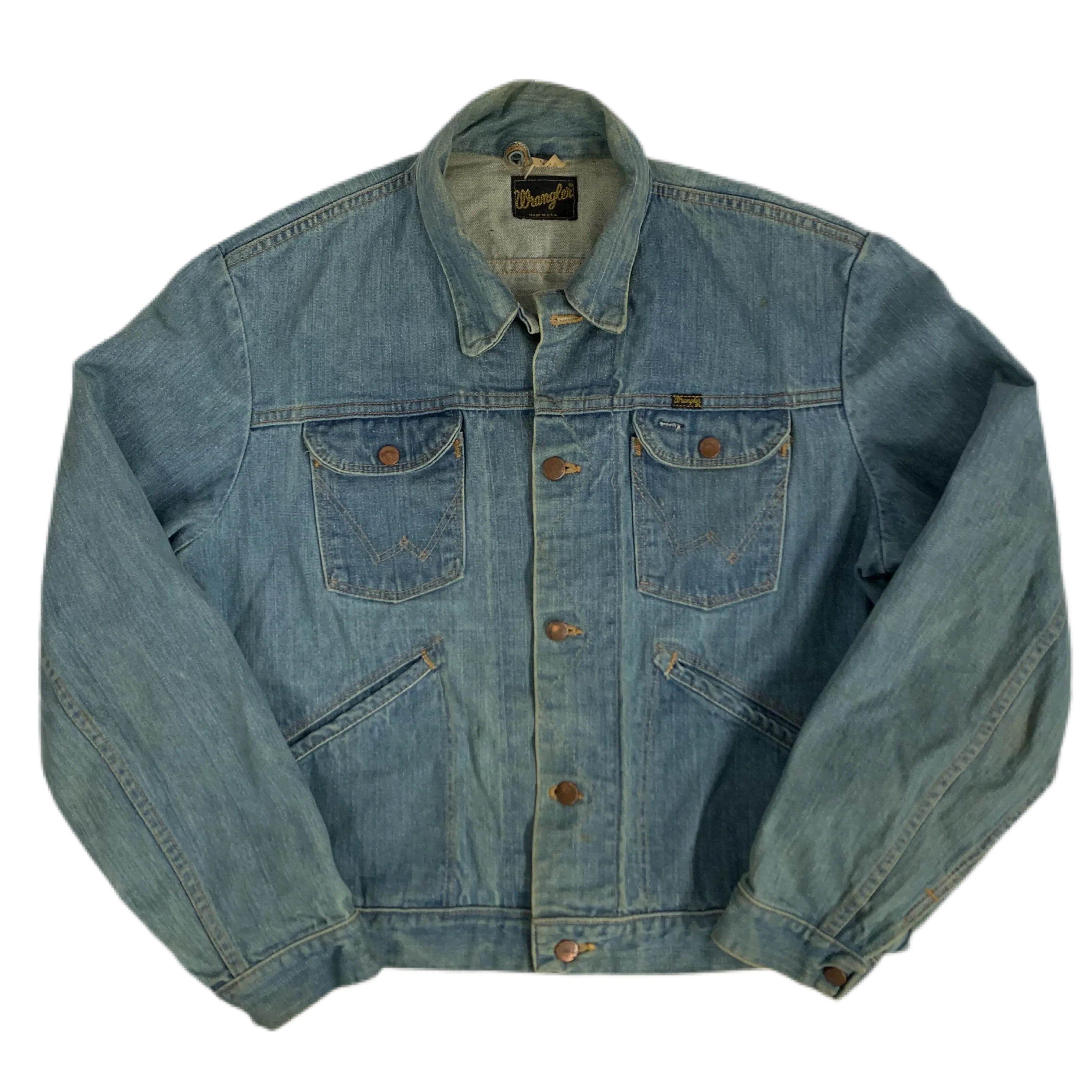 Vintage Wrangler "124MJ" Denim Jacket-0