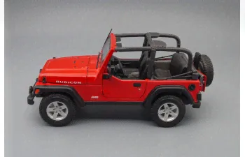 JEEP Wrangler Rubicon, red / black-0
