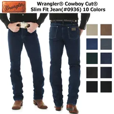 Wrangler Mens 0936 Cowboy Cut Slim Fit Jeans