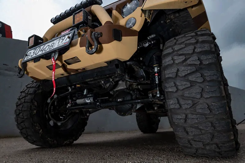Амортизатор Fox 2.5 Factory Series Internal Bypass Reservoir (пара) w/DSC Adjusters- Wrangler JK передние 07-17, 4.5-6" Lift c регулировкой жёсткости и выносными резервуарами – для адаптации к любому 