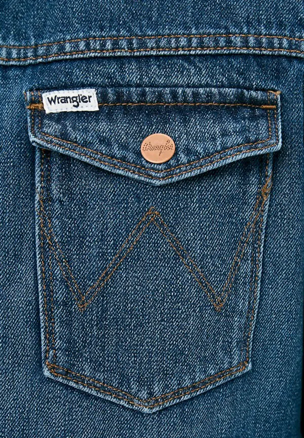 Жилет джинсовый Wrangler, Синий-3