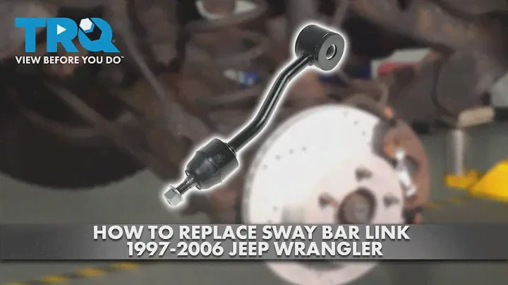 How to Replace Front Sway Bar Links 1997-2006 Jeep Wrangler