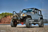 Jeep На Пляже — стоковые фотографии и другие картинки Jeep Wrangler - Jeep Wrangler, 4х4, Jeep
