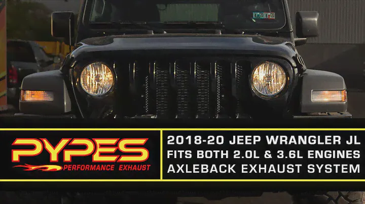 2018-20 Jeep Wrangler JL Axleback Exhaust Sound Clip