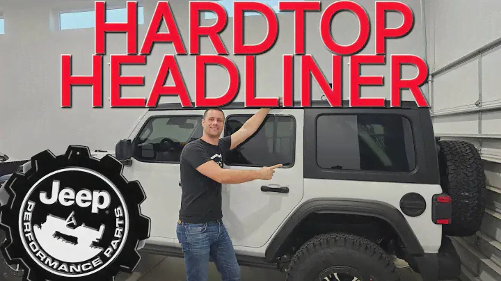 MOPAR Hardtop HEADLINER Install DIY 2024 Jeep Wrangler Rubicon JL