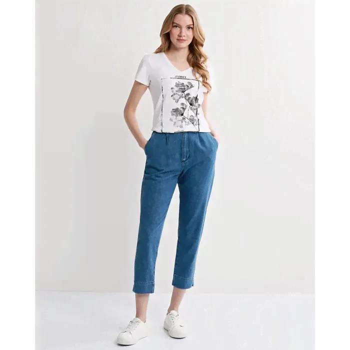 Джинсы женские Wrangler Mom Chino Aloha, размер 24/32 (W22HJS72L)