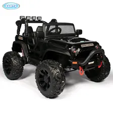 Детский электромобиль Barty Jeep Wrangler M999MP черный глянец