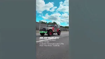 Drive-By Car Stats: Jeep Wrangler TJ 🦖