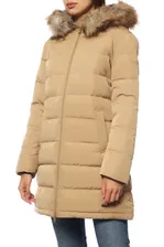 Пуховик женский Wrangler W4126VJWM бежевый XS
