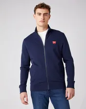 Толстовка мужская Wrangler Men Funnel Neck Zip Sws синяя XL, Men Funnel Neck Zip Sws