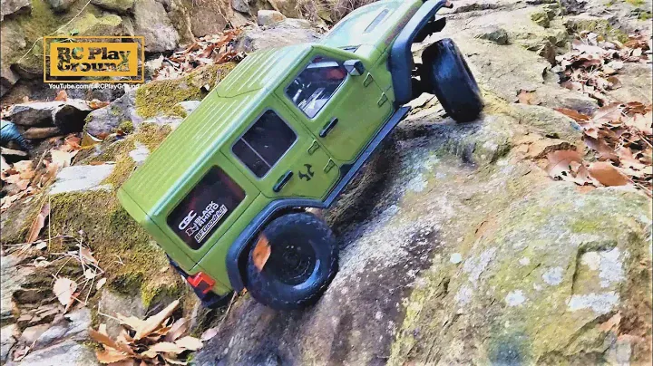 1/6 Scale Axial SCX6 Jeep JLU Wrangler Valley Rock Crawling