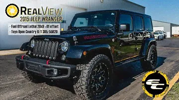 RealView - 2015 Jeep Wrangler w/ 20" Fuel Offroad Lethals & 33" Toyo Open Country R/Ts