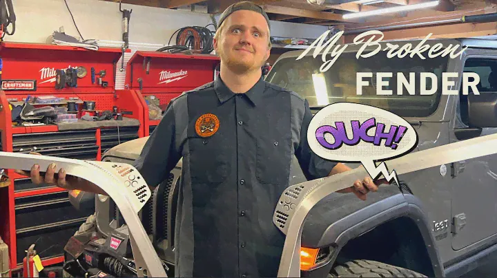 Установка передних крыльев на Jeep JL Wrangler