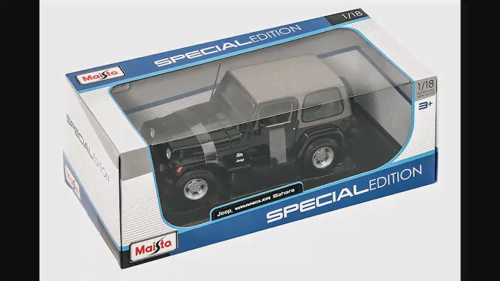 Jeep Wrangler TJ Sahara 1997 Maisto Scale 1/18 Diecast