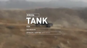 KMC KM236 Tank Beadlock Anthracite X Candy Red 　Jeep Wrangler