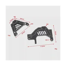 Алюминиевые амортизаторы для 1/6 RC Crawler Car Axial Scx6 Jeep Jlu Wrangler Trail Honcho 4wd Rtr