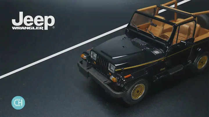 Building Tamiya Jeep Wrangler Scale Model Assembly Kit