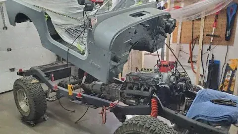 '92 Jeep YJ Restoration - Frame to painted body build