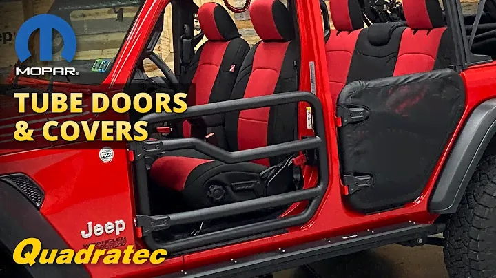 Трубчатые двери и накладки на двери Mopar для Jeep Wrangler JL и Gladiator JT