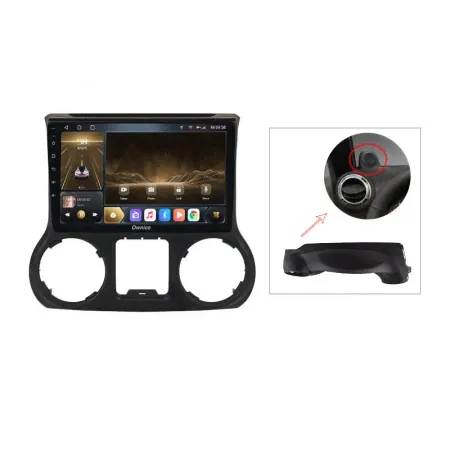 Штатная магнитола Carmedia OL-1258-1 для Jeep Wrangler 2010-2015 с DSP процессором и CarPlay на Android 10