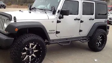 2012 Jeep Wrangler Fuel Maverick 20 inch wheels