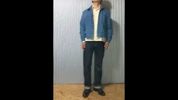 70s Lee denim jacket x 90s Wrangler jeans.