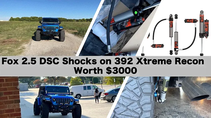 Must needed Wrangler Rubicon 392 MOD - Fox 2.5 DSC Adjustable shocks - Better than stock?