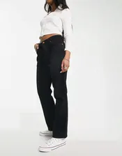 Джинсы женские прямые Wrangler черные