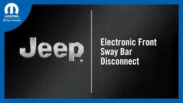 Electronic Front Sway Bar Disconnect | How To | 2024 Jeep Gladiator & Wrangler