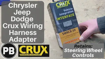 Распаковка адаптера жгута проводов Crux Chrysler Jeep Dodge | SWRCR-59
