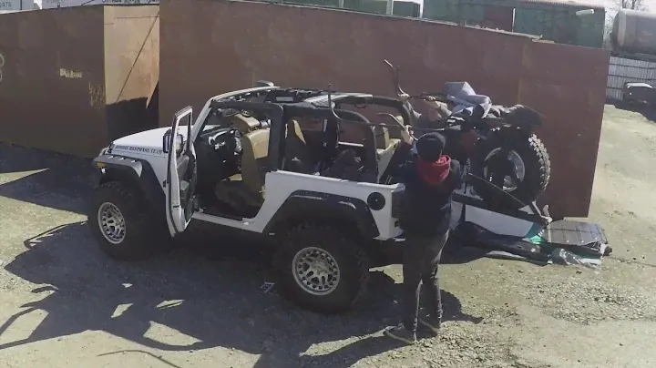 ЗАМЕНА ЖЕСТКОЙ КРЫШИ НА МЯГКУЮ JEEP. СКОЛЬКО ВРЕМЕНИ НЕОБХОДИМО ДЛЯ ЗАМЕНЫ ВДВОЁМ (крыши Mopar)?
