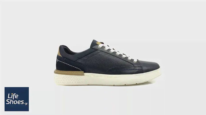 Wrangler Discovery Derby Navy Ανδρικά Ανατομικά Sneakers Μπλε Σκούρο (WM01181A-016)