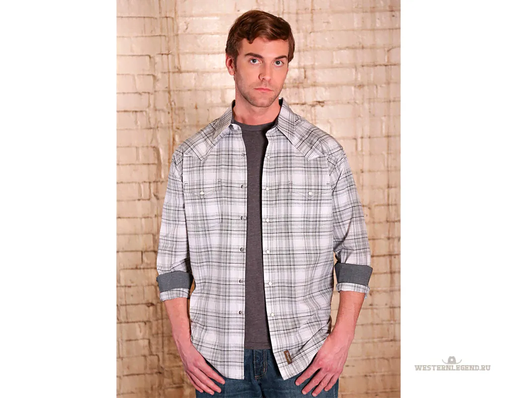 Хлопковая рубашка MVR193M Wrangler Shirt-0