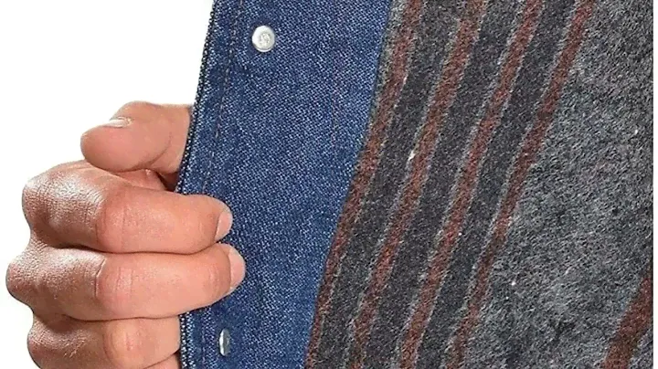Wrangler Men's Regular Blanket Lined Denim Jacket