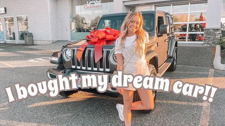 I BOUGHT MY DREAM CAR + CAR TOUR!! | 2020 Jeep Wrangler Unlimited Sahara