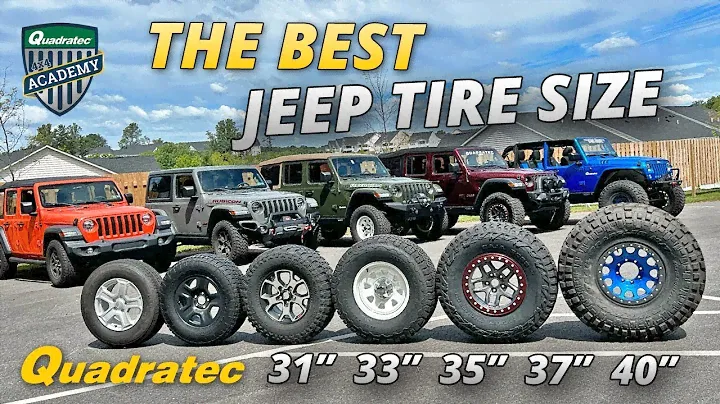 Как выбрать шины для Jeep Wrangler JL — 31, 33, 35, 37, 40