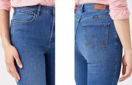 Женские джинсы Wrangler High Rise Skinny номер модели W20K B7 40F размер W36 L32 пошив Made in Bangladesh !
