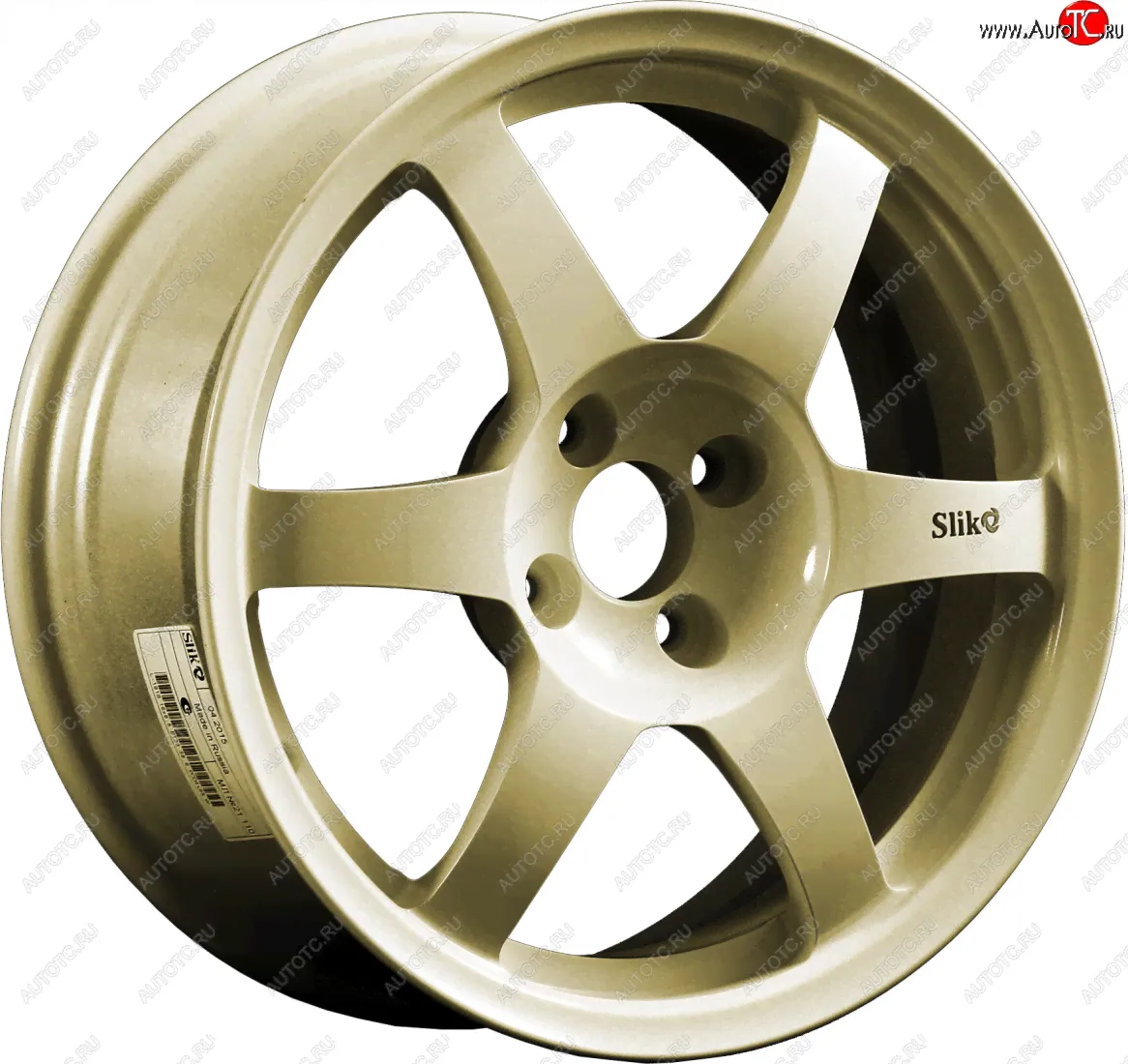 Кованый диск Slik Classik 6.5x16 (Металлик золотой) Jeep Wrangler TJ (1996-2007) 5x114.3xDIA71.5xET31.0 (Цвет: Металлик золотой)