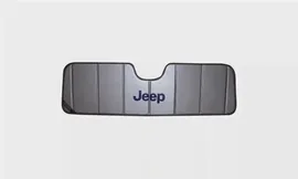 Экран от солнца на лобовое стекло Jeep Wrangler TJ/JK/JL, Gladiator JT, с логотипом Mopar, оригинал