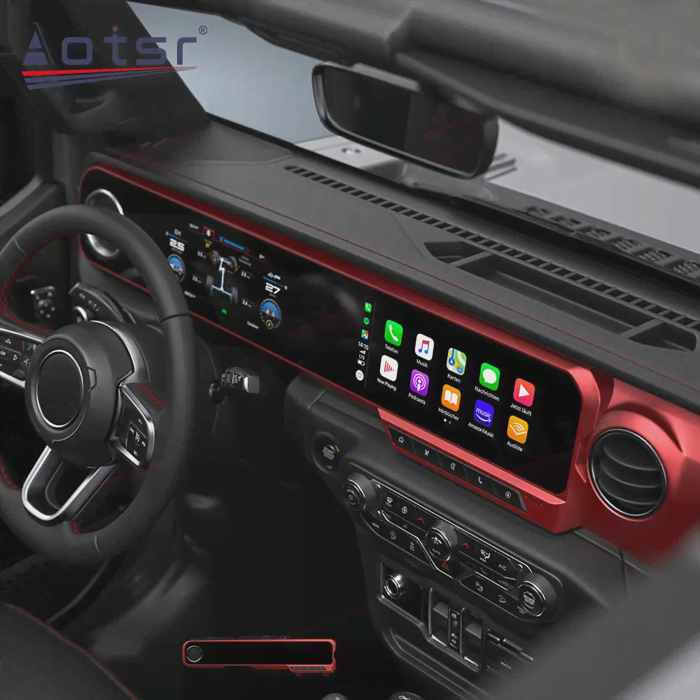 Автомобильный цифровой кластер для Jeep Wrangler J Max 2018-2022, приборная панель, автомобильное радио, виртуальная кабина, инструмент, ЖК-датчик, панел... (art.: 3920bcc9c75e2)-3