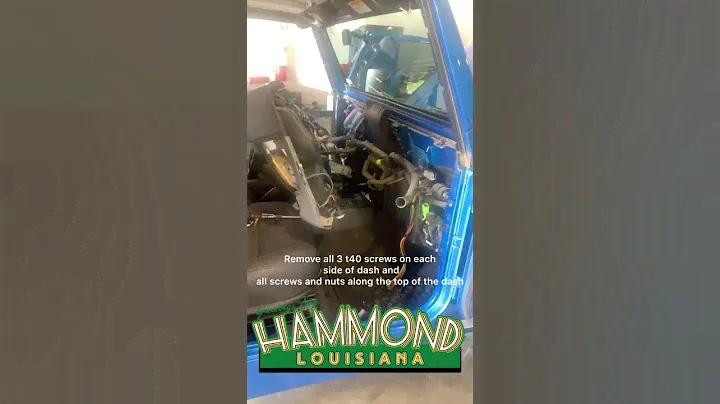 2001 Jeep Wrangler evaporator core and heater core replacement