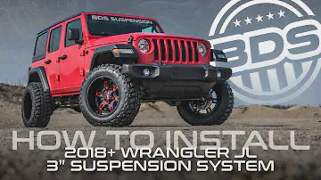 2018+ Wrangler JL 3" Lift | How to Install - FOX 2 5 Shocks