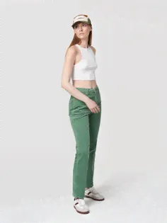 Брюки женские Wrangler 112319937 зеленые 27/34