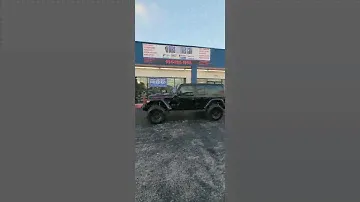 Jeep Wrangler Ceramic Coated Lifted Rims & Tires Call us 954-925-1995 Pembroke Pines Miami Ft Lauder
