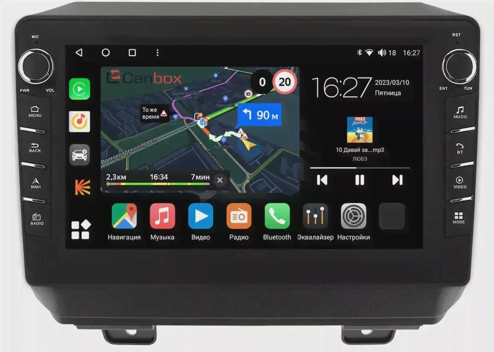 Магнитола для Jeep Wrangler 2018+ - Canbox 9-327 Android 10, ТОП процессор, CarPlay, 4G SIM-слот-0