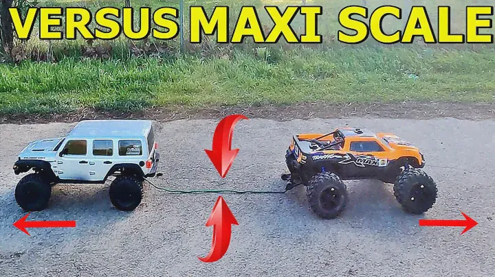 Axial 1/6 Scx 6 VS X-Maxx VS Losi 1/5  Rc Car Brushless Wrangler Rubicon Jeep Scx6