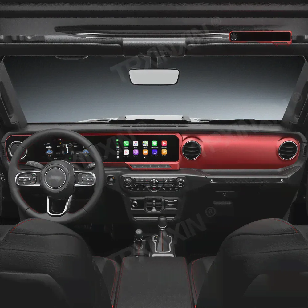 Цифровой кластер для Jeep Wrangler JL Gladiator 2018-2021, автомобильное радио, Android 11, длинная полоса, IPS экран, мультимедийный плеер, головное устройство (art.: 3920bf750dea7)-4