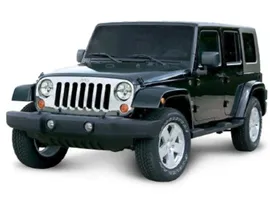 Jeep Wrangler 07 Решетка радиатора, хром, оригинал